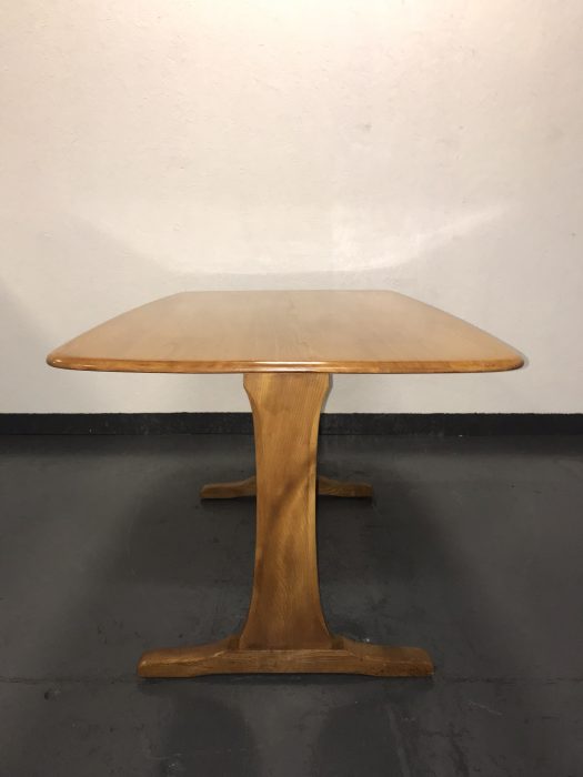 Vintage Ercol Blonde Refectory Dining Kitchen Table