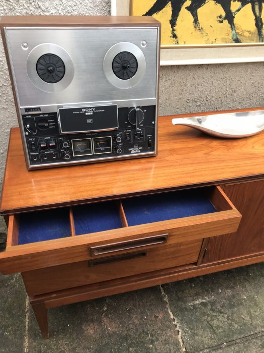 Sleek Mid Century Vintage Teak Sideboard