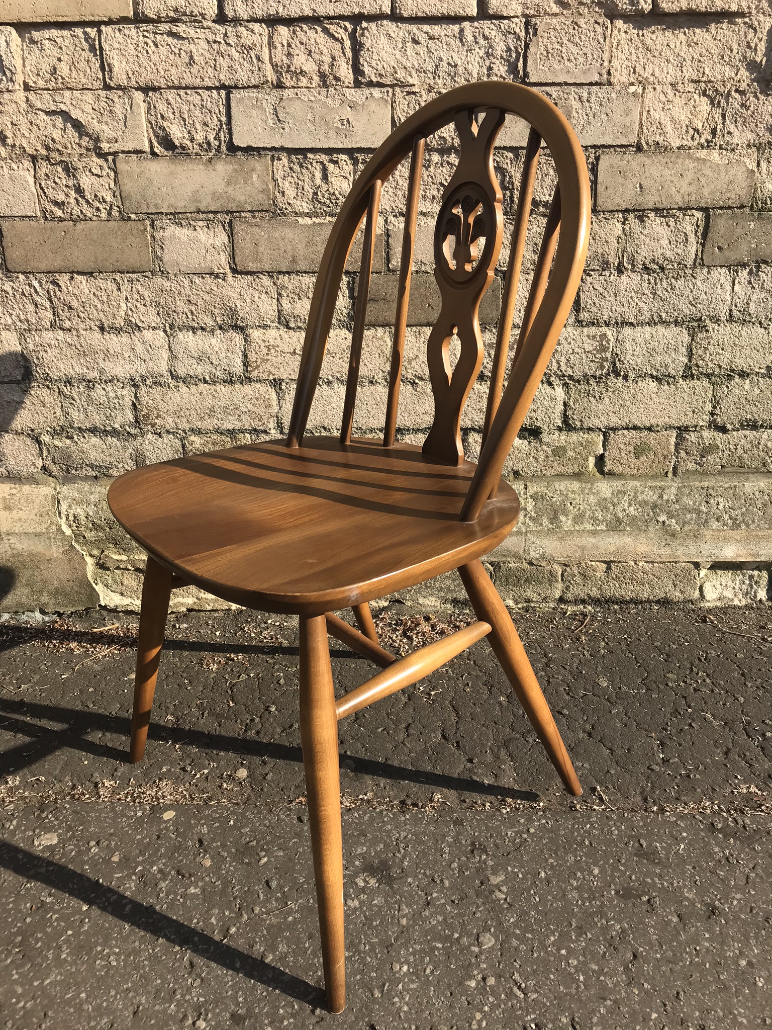 Set Of Vintage Ercol Dining Chairs