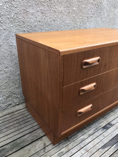 Retro 1970s G Plan Fresco Chest of 3 Drawers