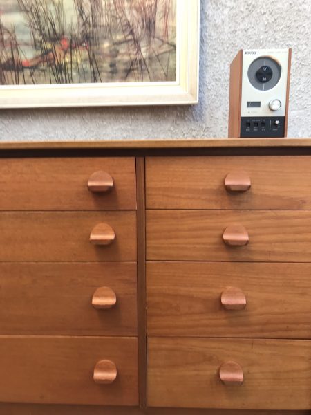 Mid Century Vintage STAG Teak Chest of 8 Drawers 