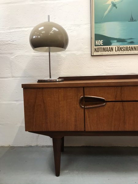 Mid Century Teak Low Sideboard by Remploy