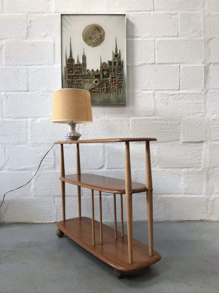 1960s Vintage Ercol Windsor Trolley / Bookcase 361