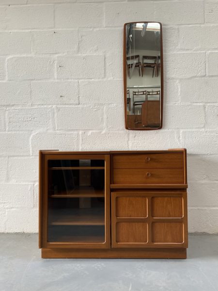 Classic Retro 1970s NATHAN FURNITURE Teak Hi-Fi Unit / Storage Unit 