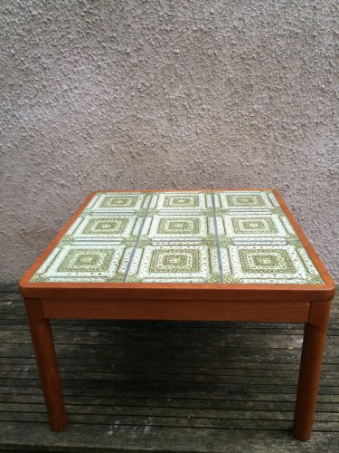 Danish Art Tile Coffee Table by TRIOH 1975