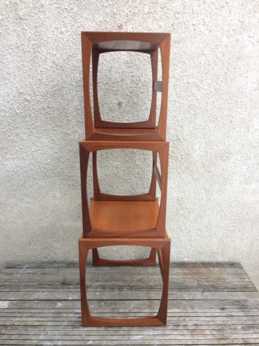 Classic G Plan Quadrille Teak Nest Of Tables Retro 1970's