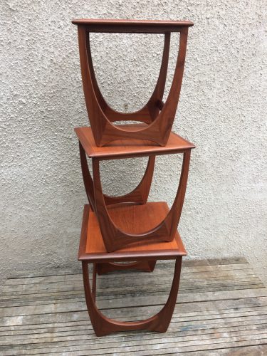 Classic G Plan Fresco Teak Nest Of Tables Retro Vintage 1970's
