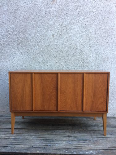 Vintage Mid Century Record Vinyl Cabinet With Bifold Doors – Pavement ...