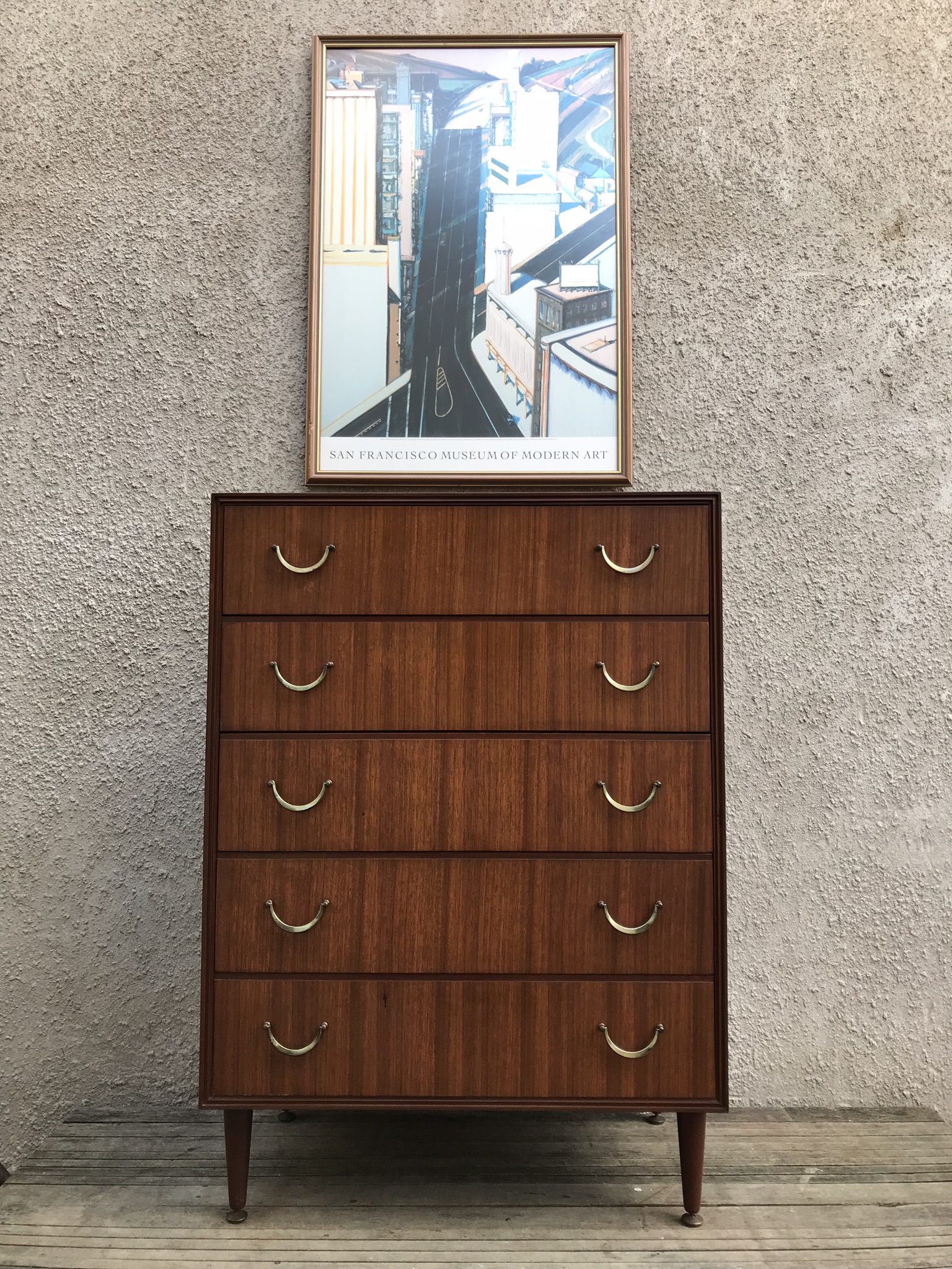 Another Mid Century Teak Tall Boy Chest of Drawers by Meredew