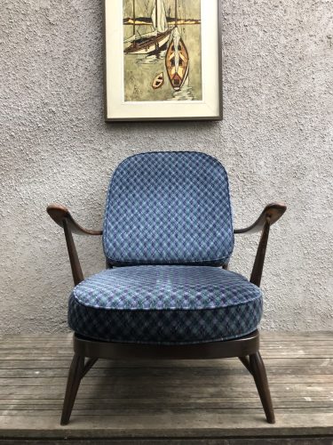 Classic Mid Century Ercol Easy Chair Windsor 203