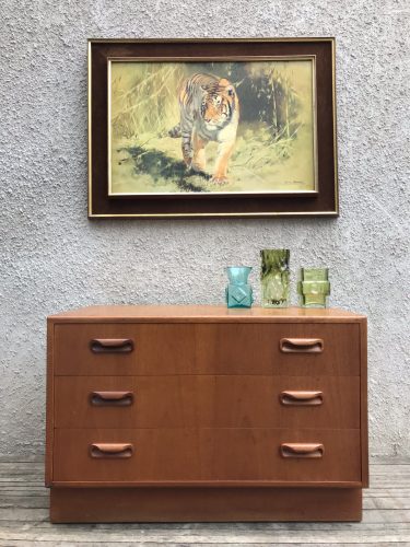 Retro 1970s G Plan Fresco Teak Chest Of Drawers