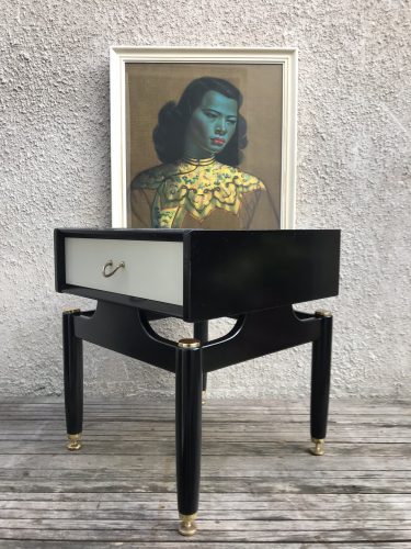 Single Vintage 1960s G-PLAN LIBRENZA Bedside Cabinet  