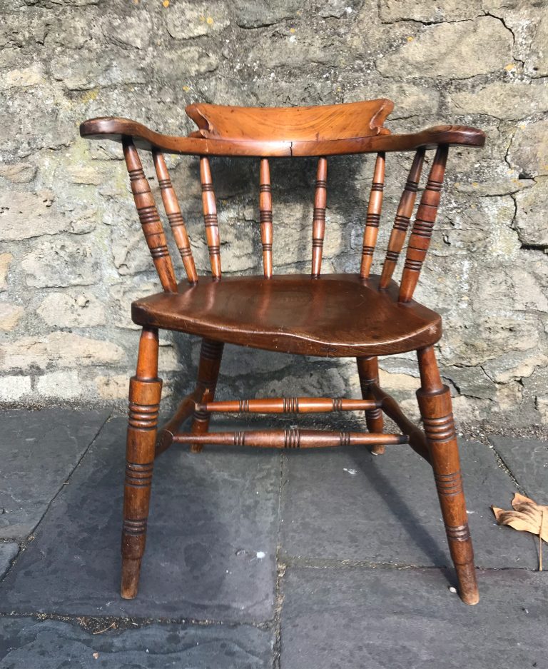 Antique Oak Glenister’s High Wycombe Armchair / Carver Chair – Pavement ...