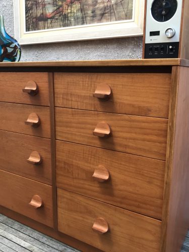 Mid Century Vintage STAG Teak Chest of 8 Drawers