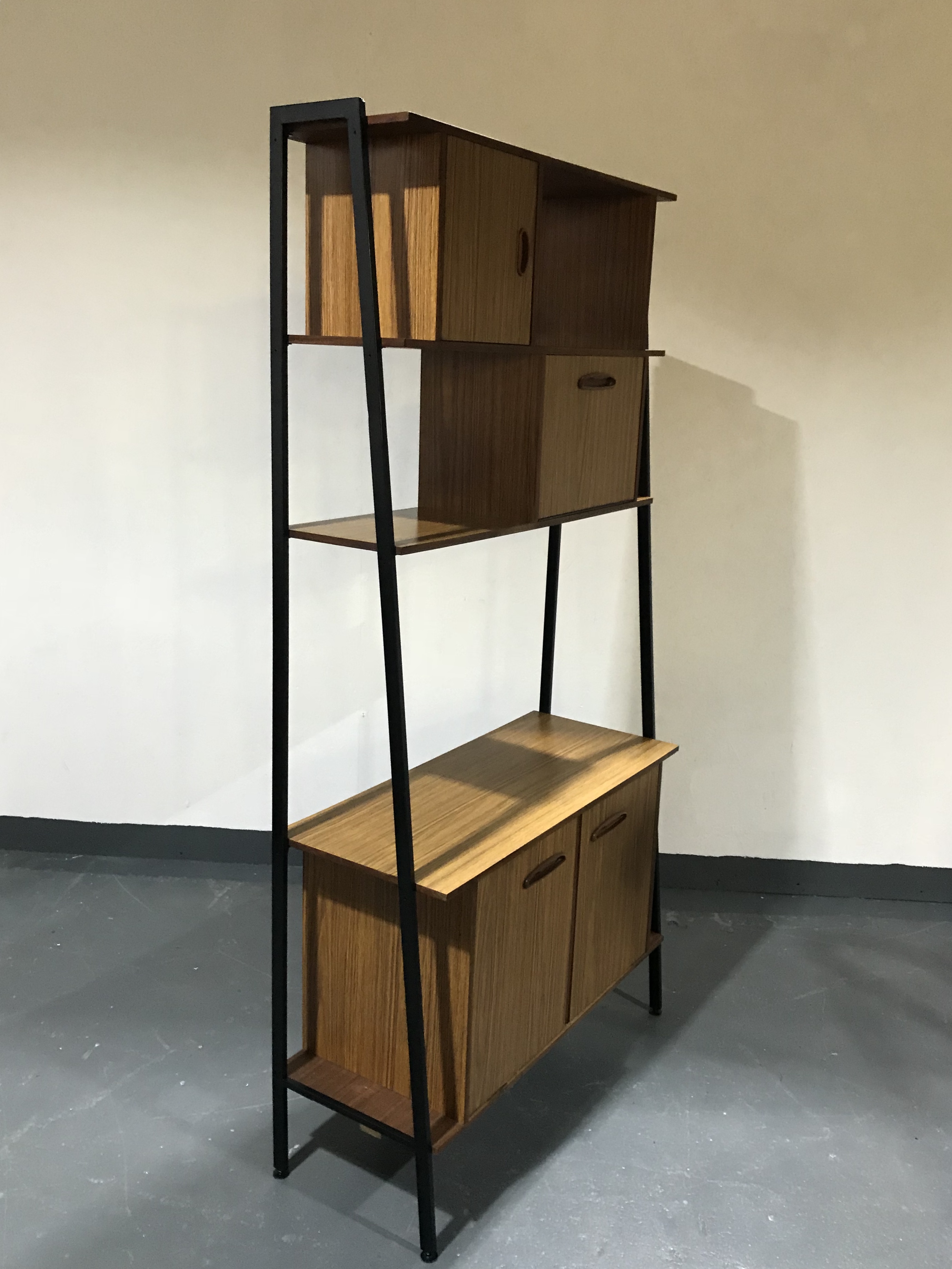 Vintage 3 Tier Shelving / Storage / Bookcase / Wall Unit / Room Divider