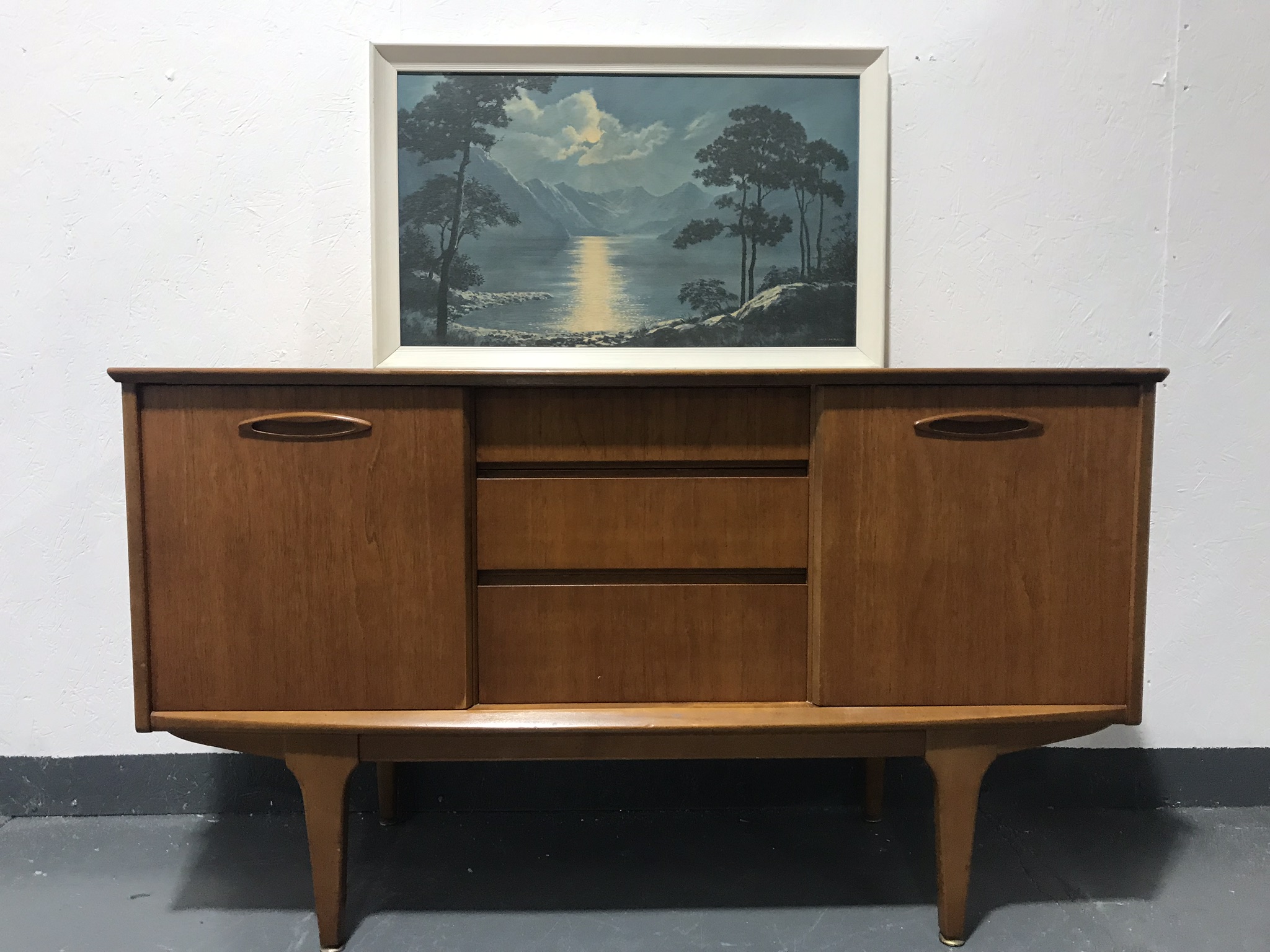 Small Mid Century Vintage Danish Inspired Sideboard by Jentique 