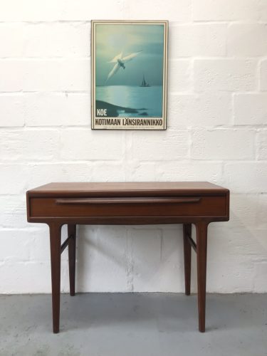 Vintage Retro 'Fonseca' Teak Mid Century Desk / Console John Herbert for Younger