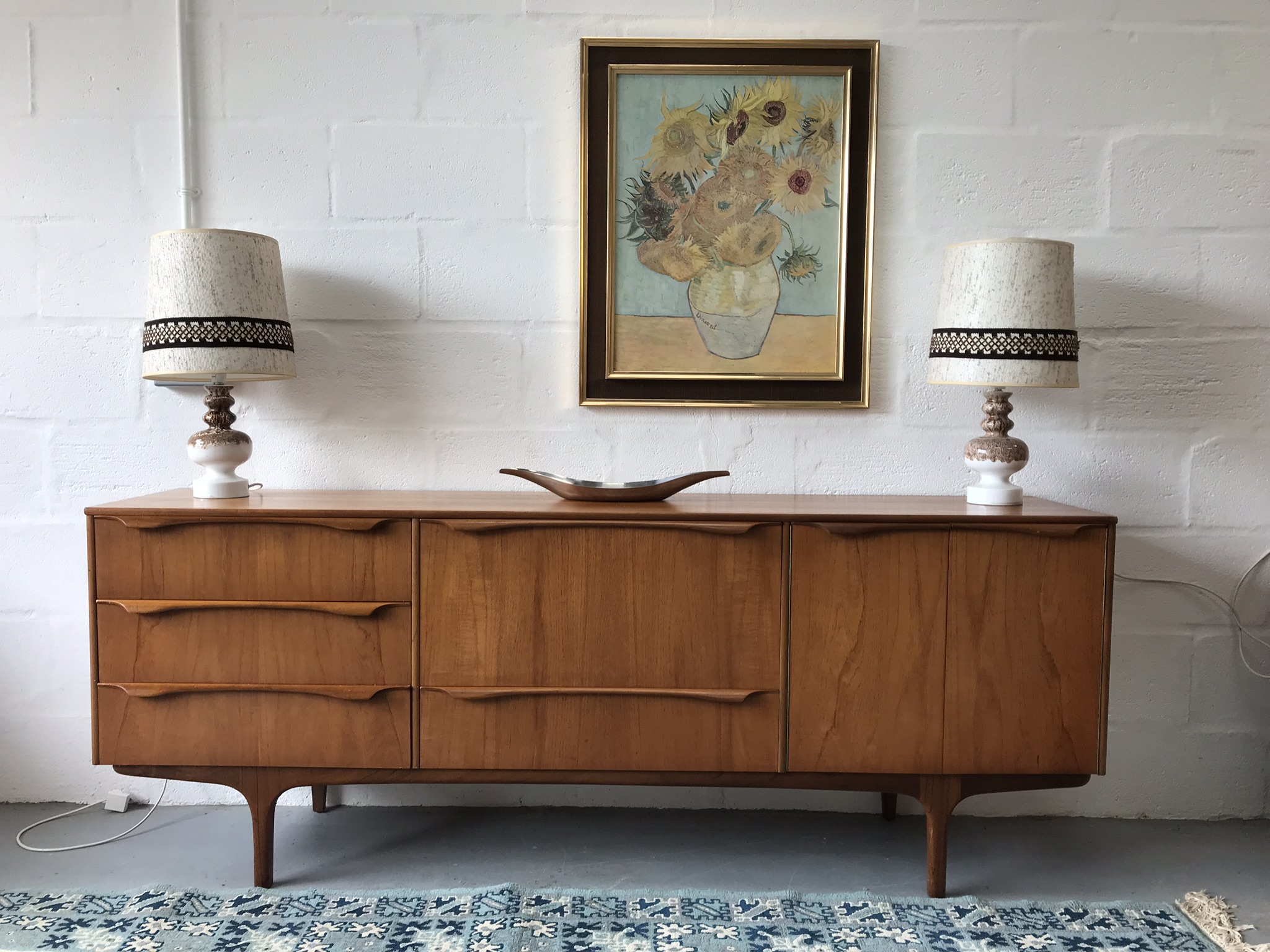 Mid Century Teak Sutcliffe of Todmorden's 'S Form' Range Sideboard Danish Style