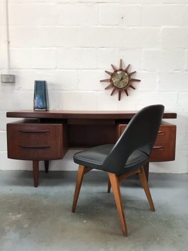 Classic 1960s G PLAN FRESCO Floating Top Desk / Dressing Table