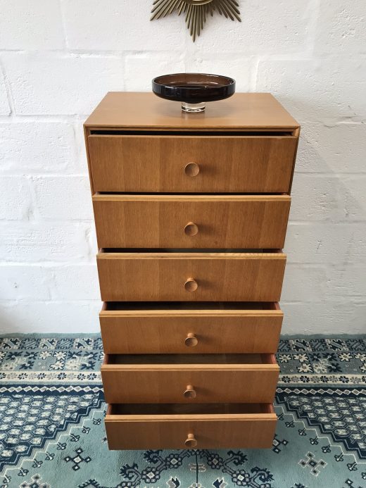 Vintage 1960s MEREDEW Tallboy / Chest Of Drawers – Pavement Vintage