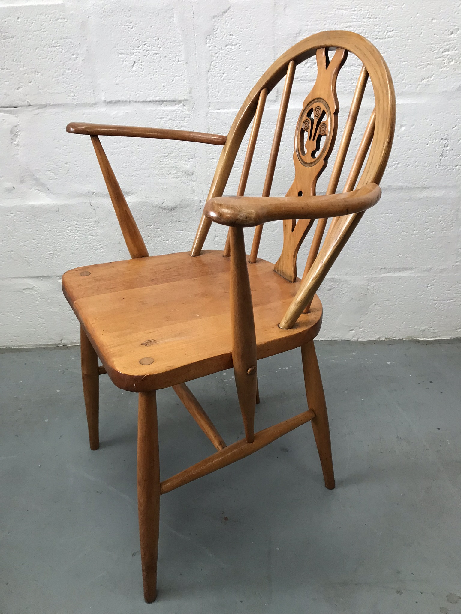 Single Vintage ERCOL Windsor Armchair Carver / Kitchen / Dining Chair ...