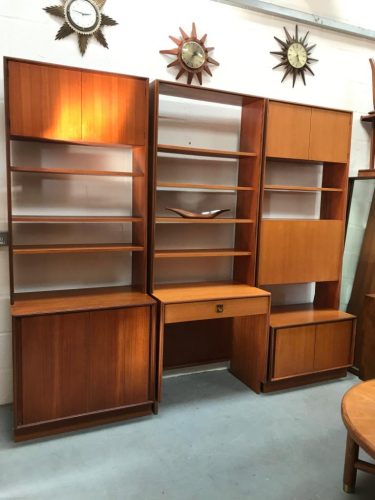 A Trio of Vintage Retro G PLAN 'Form Five' Range Wall Units 