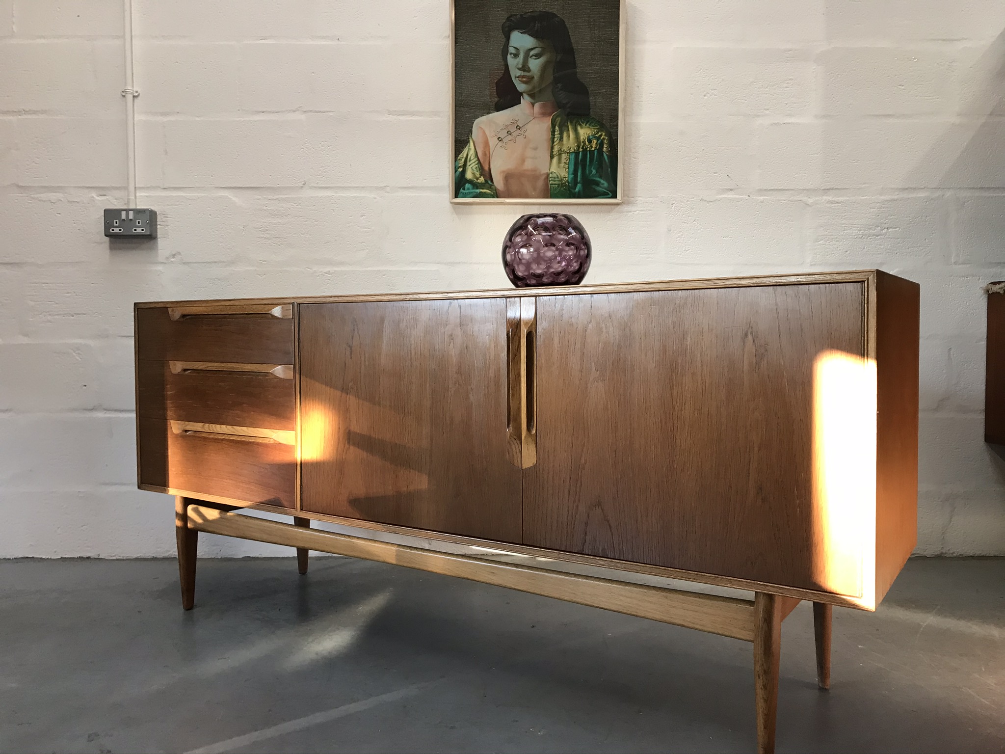 Mid Century Vintage 1960s MCINTOSH Sideboard Danish Style