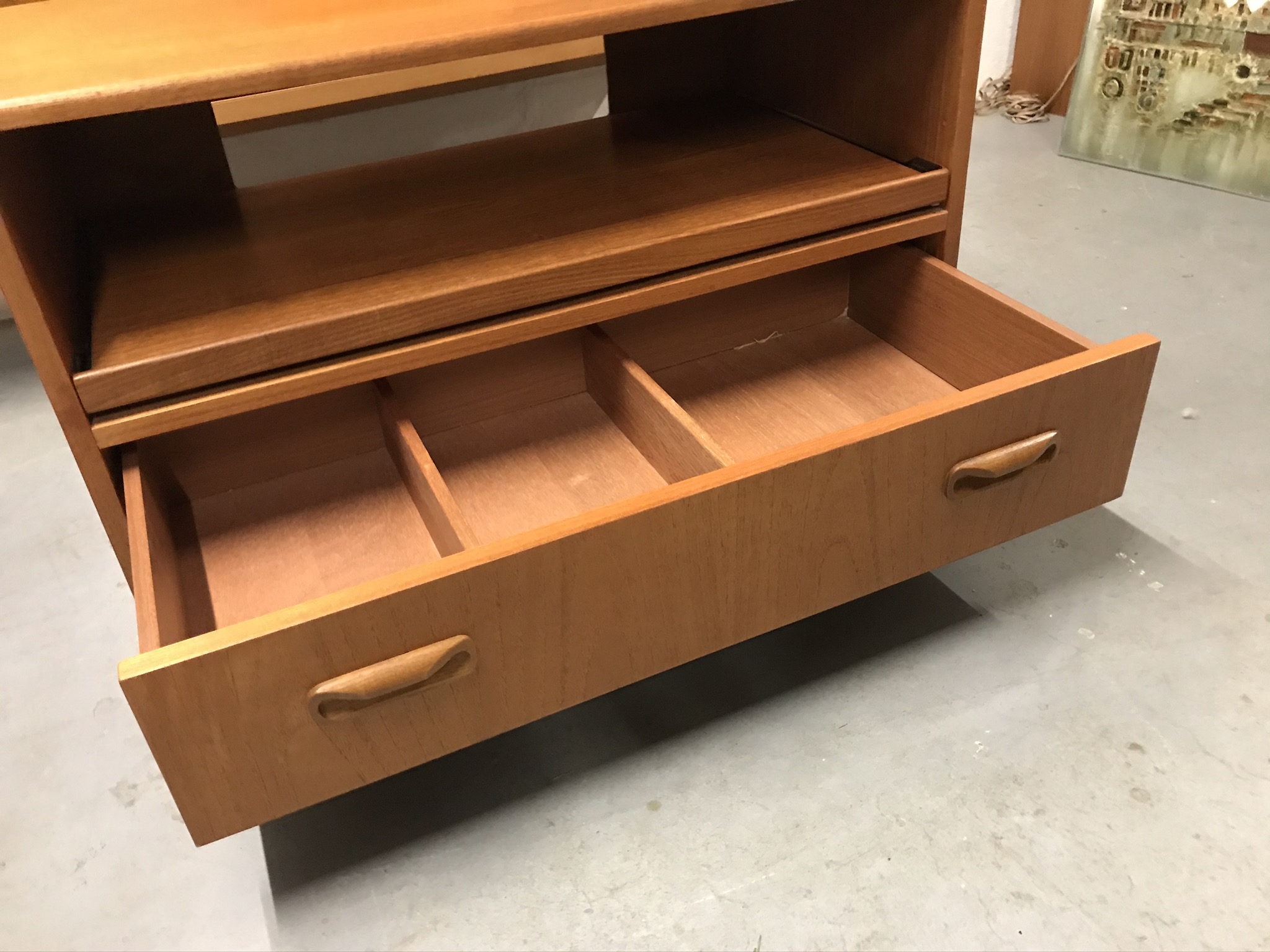 Retro 1970s G PLAN Media / Hifi / TV Unit Pavement Vintage