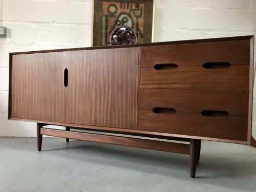 Rare Mid Century Vintage Teak Sideboard 1960s by SCANDART