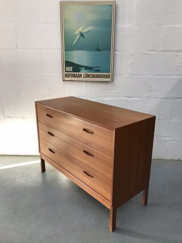 Mid Century Nils Jonsson for Troeds Chest of Drawers Vintage