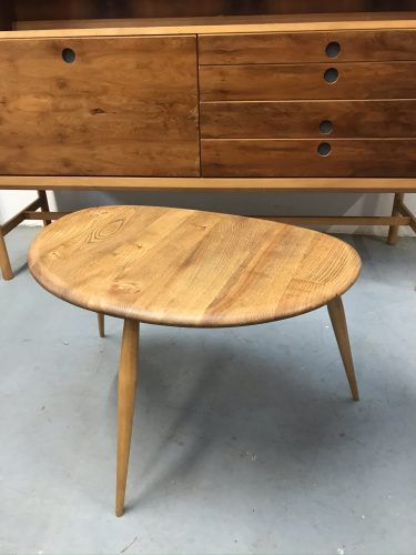 Large 1960s ERCOL Pebble Table