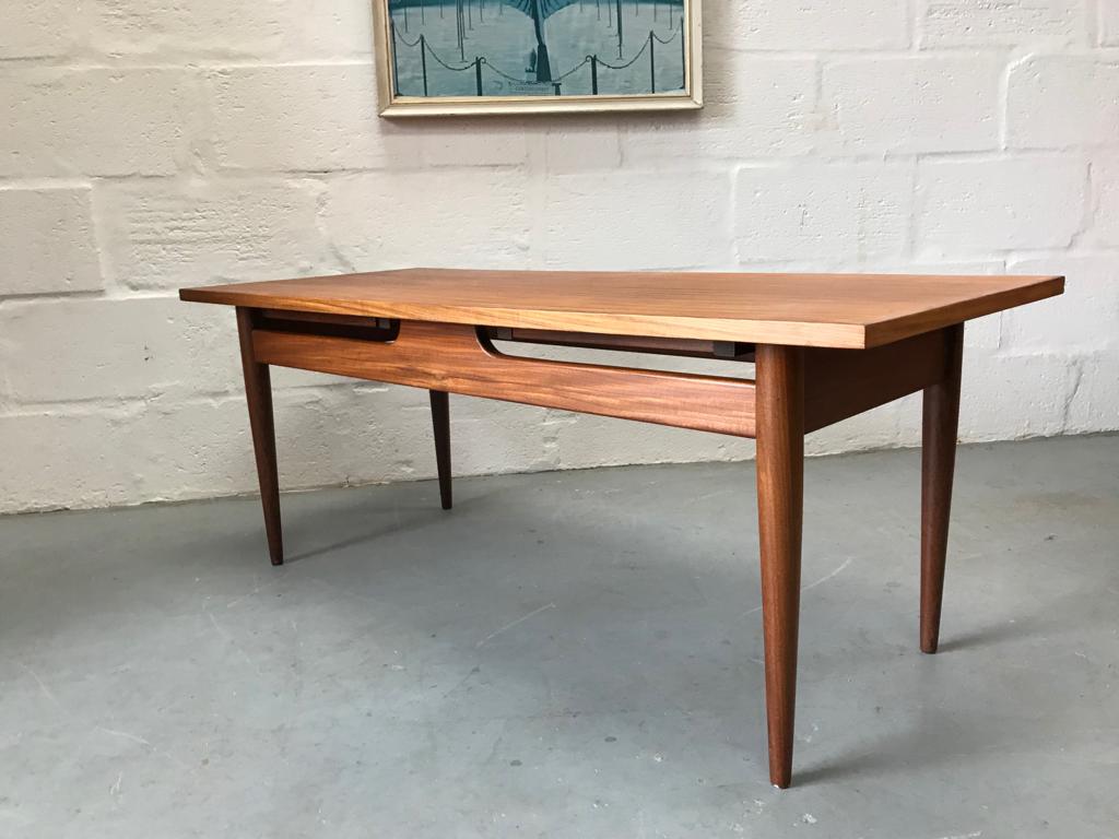 Vintage Mid Century "Crannac' Teak Coffee Table by Arthur Edwards