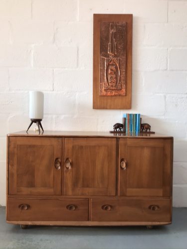 Vintage 1960s Stylish Windsor Sideboard By Ercol 468 