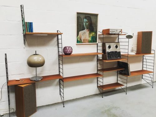 Mid Century 1960s Shelving Unit by Brianco