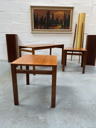 Retro 1960s / 1970s Teak Nest of Tables 'Danish Style'