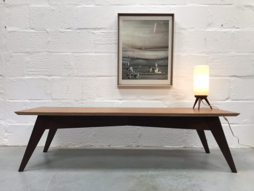 Mid Century 1960s Rectangular Low Coffee Table