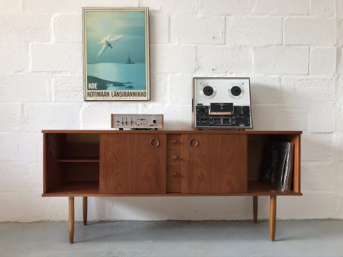 Vintage Mid Century 1960s Teak Sideboard by Avalon