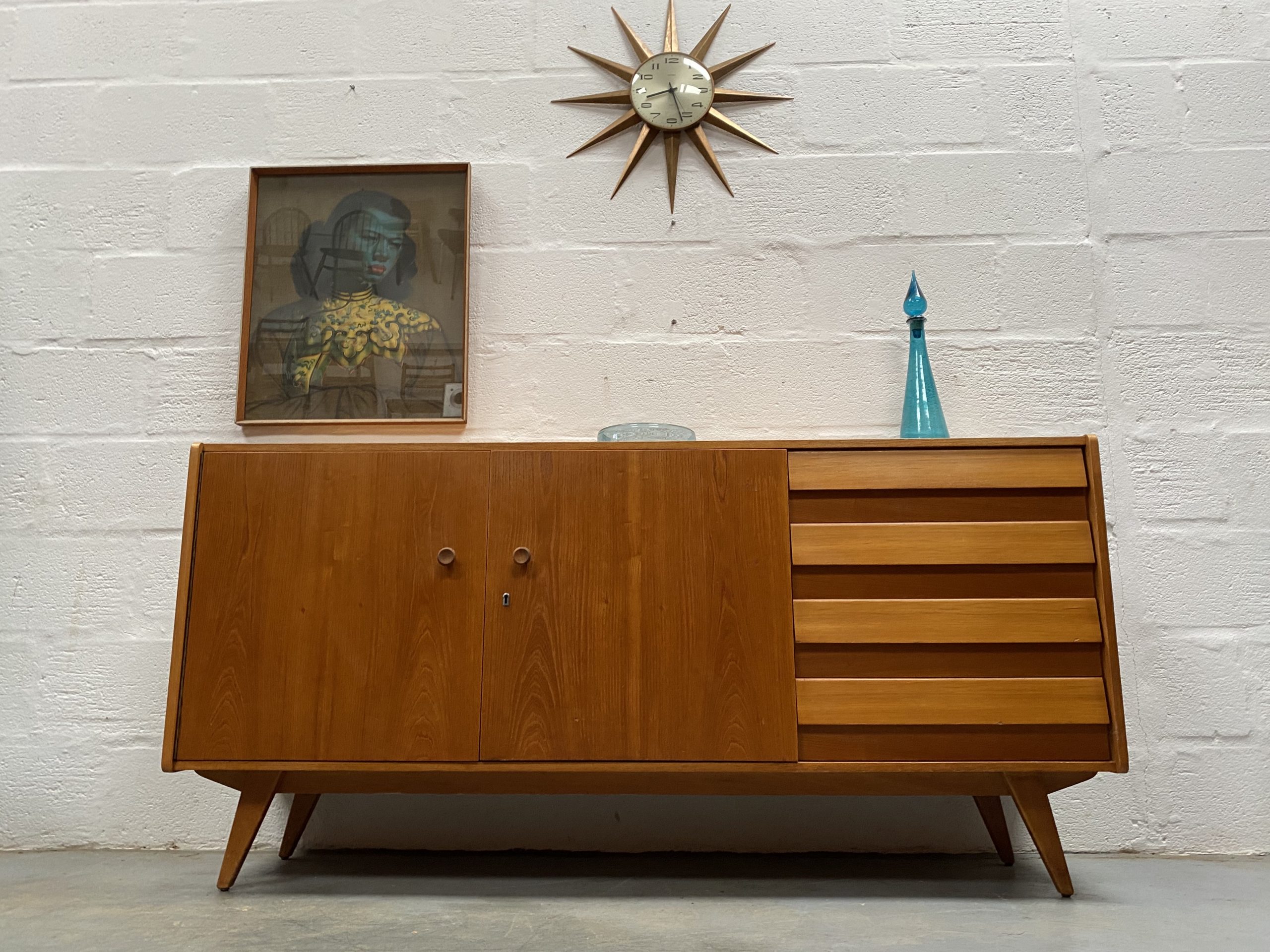 Mid Century 1960s Jirí Jiroutek U-460 Sideboard for Interier Praha