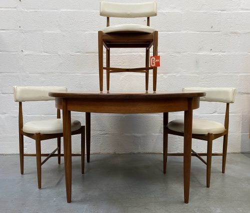 Vintage G Plan Fresco Dining Table and 3 Chairs