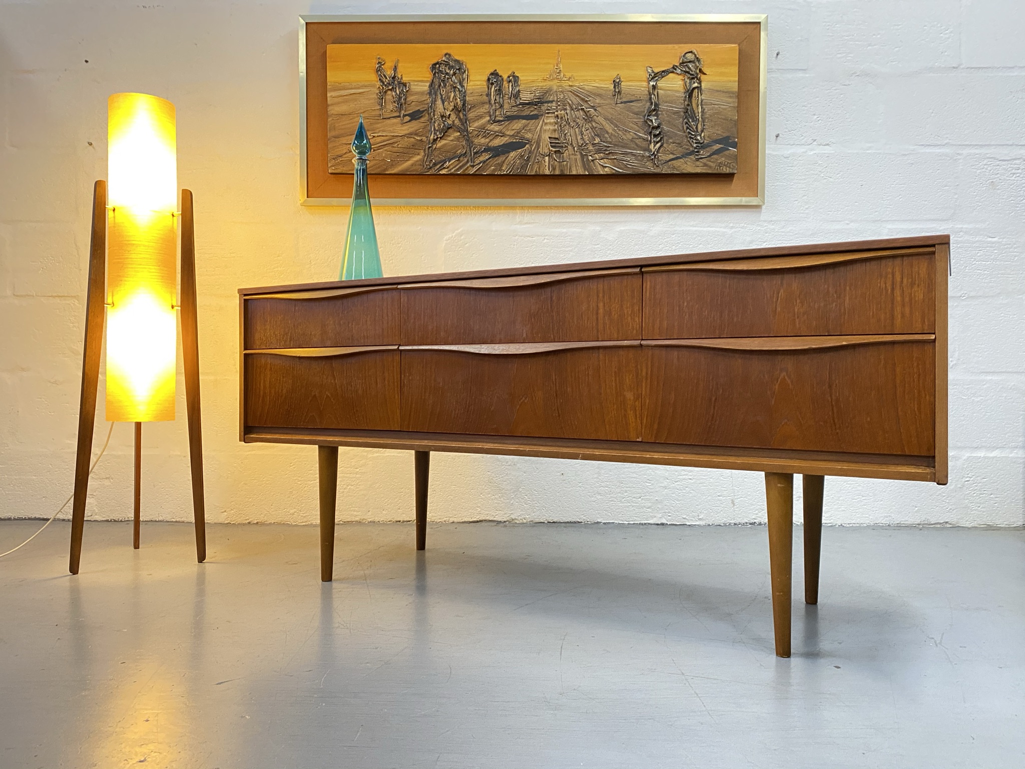 Vintage Mid Century Austinsuite Chest of Drawers / Sideboard