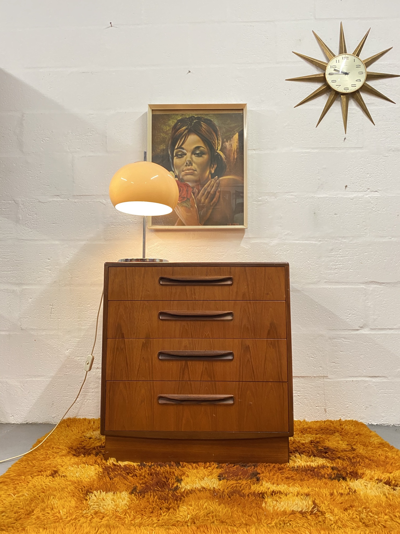 Mid Century Classic G Plan Fresco Chest of Drawers 