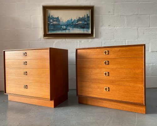 Pair of Vintage G Plan 'Form Five' Chest of Drawers