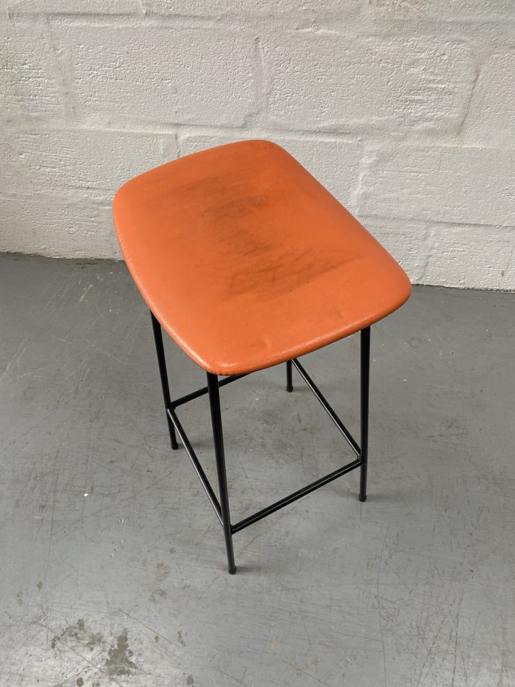 A Single Mid Century Vintage ‘Program’ Stool by Frank Guille for Kandya ...