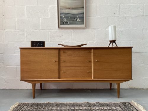 1950s Mid Century Walnut Sideboard by Alfred Cox