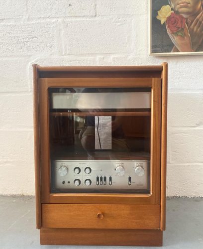 1970s Nathan Furniture Teak HiFi Unit / Storage Unit Retro