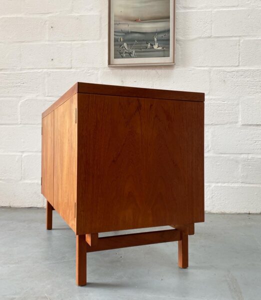 Mid Century Teak Double Door Cabinet 