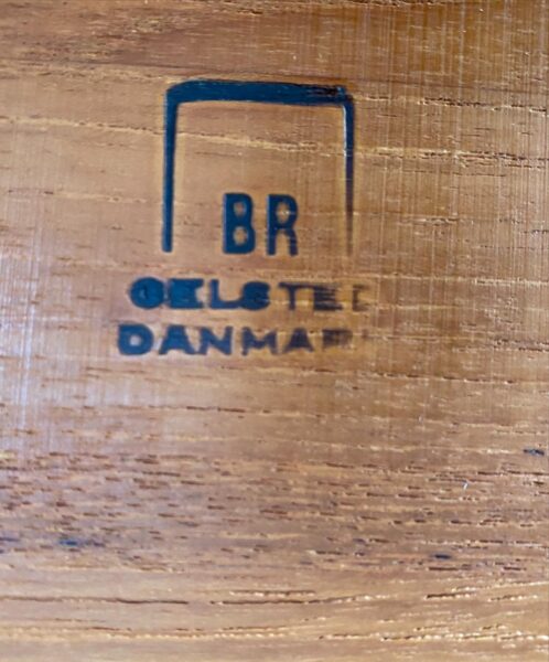 Vintage 1960s BR Gelsted Møbler Magazine End Table