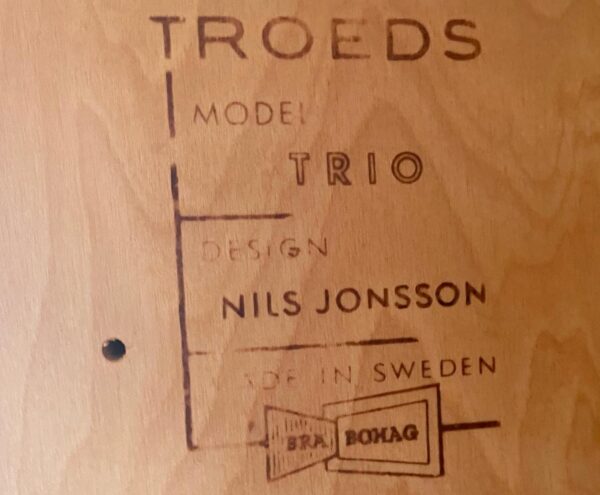1960s Vintage Swedish Teak Sideboard by Nils Jonsson for Hugo Troeds Bjärnum