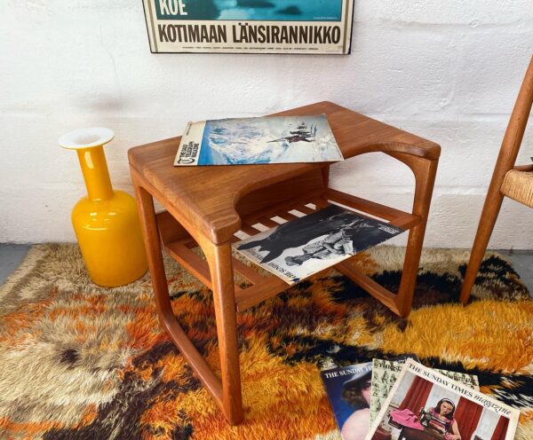 Vintage 1960s BR Gelsted Møbler Magazine End Table