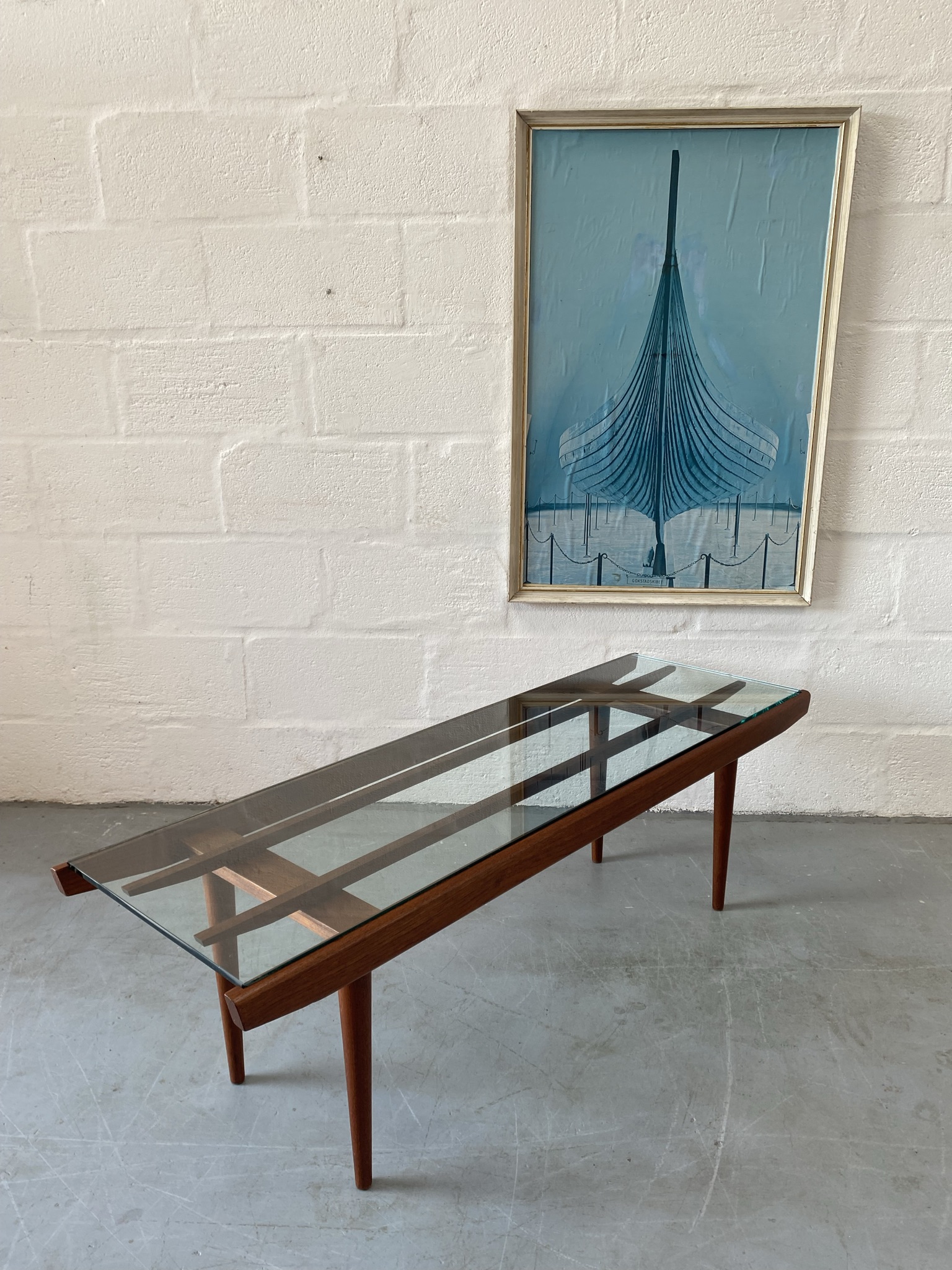 Vintage Mid Century Coffee Table by Poul Volther for Frem Rojle